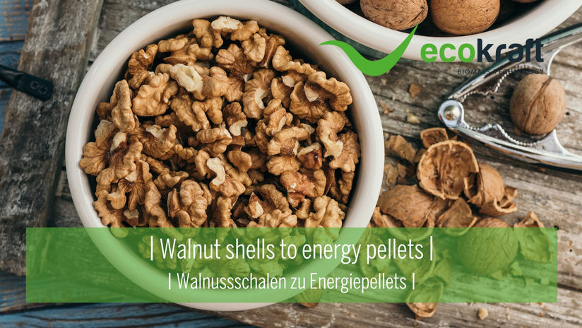 ECOKRAFT - Walnut shells to energy pellets